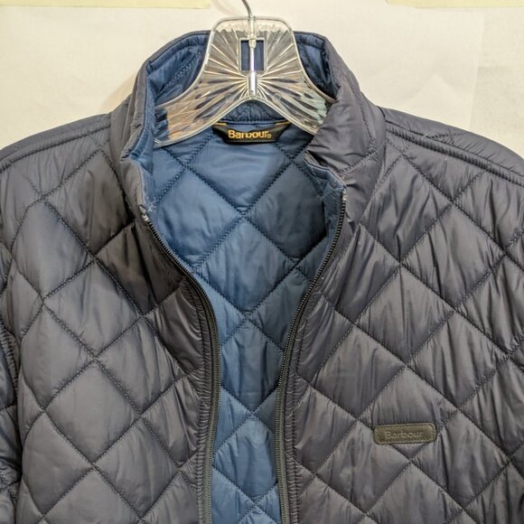Barbour Dark Navy lightweight quilted jacket medium Men's - Picture 8 of 8